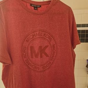 Michael Kors mens tshirt red size XL